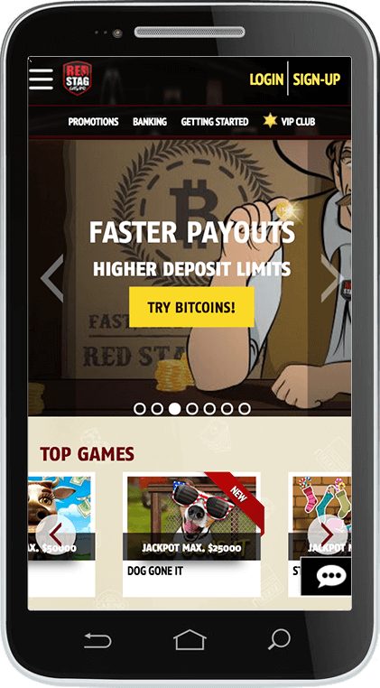 Red Stag Casino on Mobile