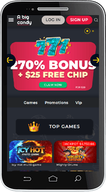 A Big Candy Mobile Casino