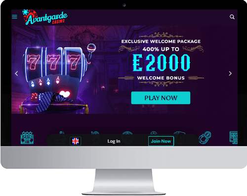 Avantgarde Casino on desktop