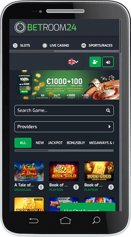 Betroom24 Mobile Casino