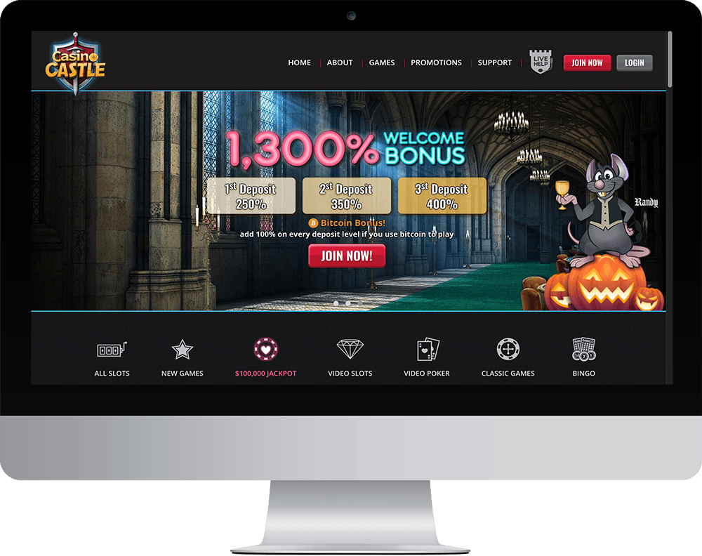 Casino Castle on desktop