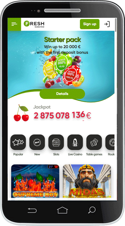 Fresh Mobile Casino