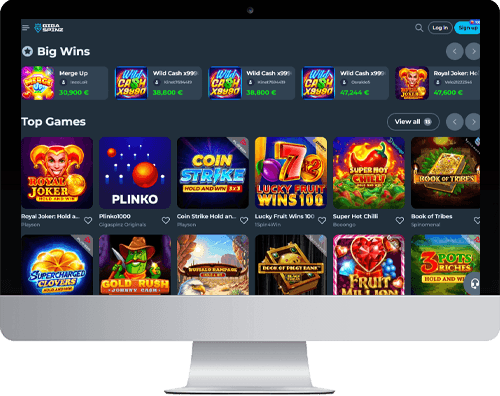Gigaspinz Casino on desktop