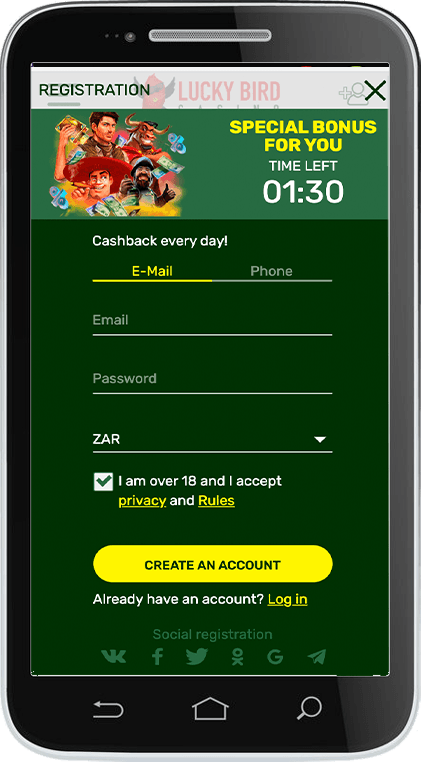 Lucky Bird Mobile Casino