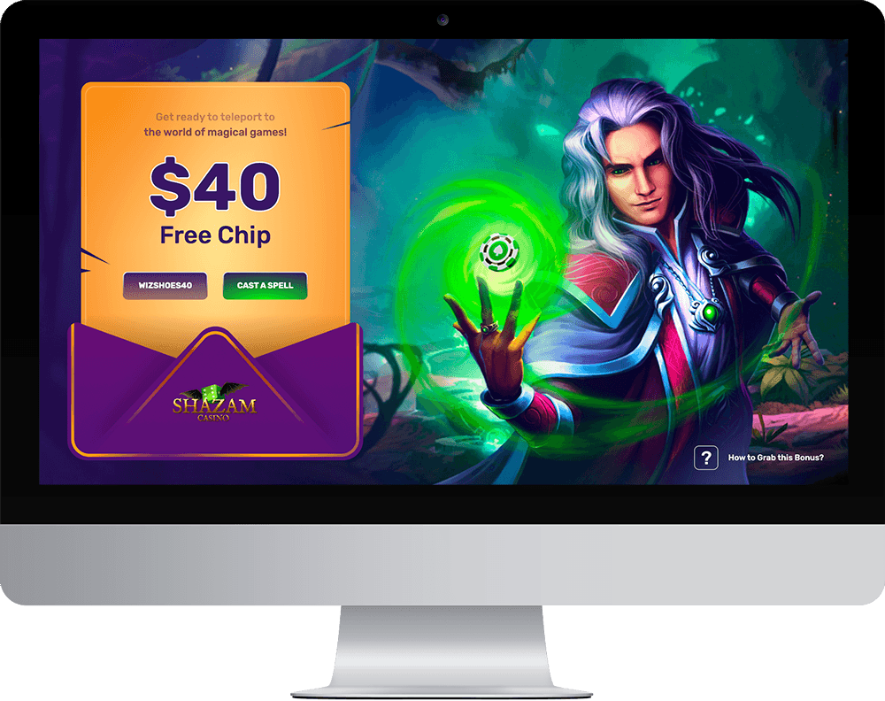 Shazam Casino on desktop