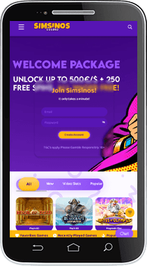 Simsinos Mobile Casino