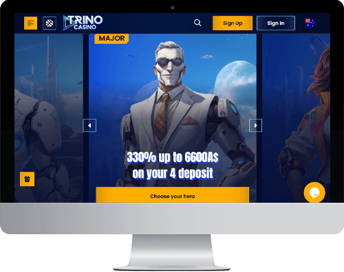 Trino Casino on desktop